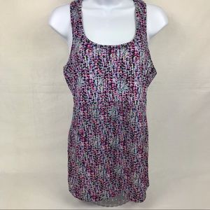 Fabletics Tank Top Sz Sm Multicolor Racerback